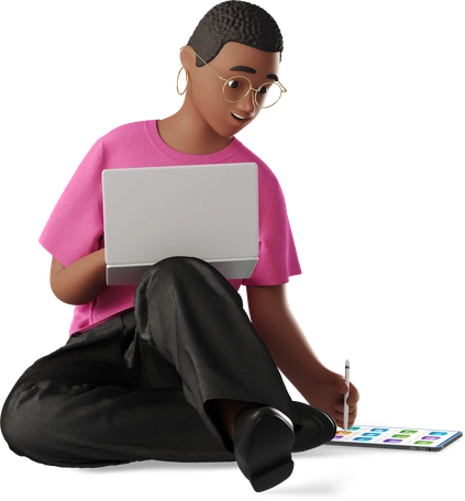 Developer creating technical content